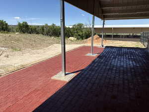 View of patio
