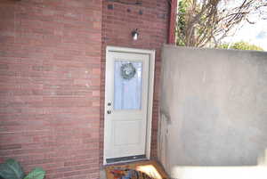 Outside entry to mother-in-law apartment.  There is also access to this area inside the home as well.