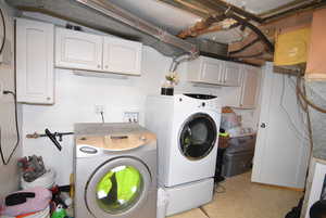 Downstairs laundry room.