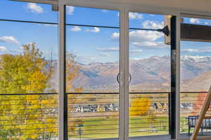 Details with a mountain view