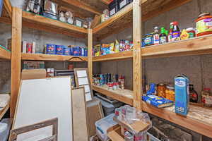 View of storage room