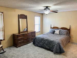 Carpeted bedroom