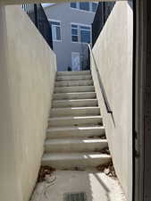 View of stairs