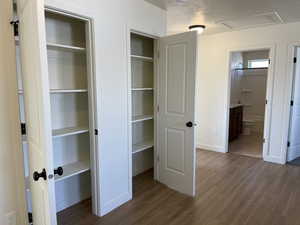 View of closet
