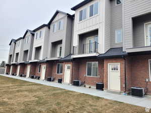 Exterior space featuring central air condition unit