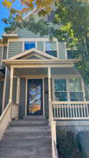 Exterior space featuring a porch