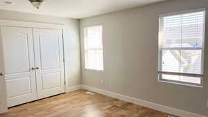 Primary Bedroom with on suite bathroom.