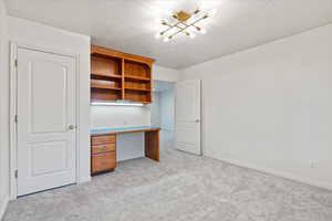 Bedroom with built in Desk