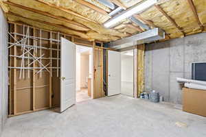 unfinished bedroom