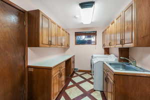 Laundry Room with sink