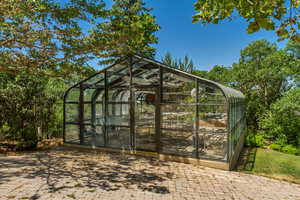 View of greenhouse