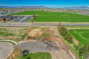 Aerial view with a mountain view and a residential view