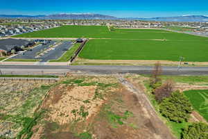 Bird's eye view with a residential view and a mountain view