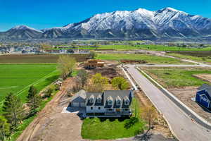 Mountain view with a rural view