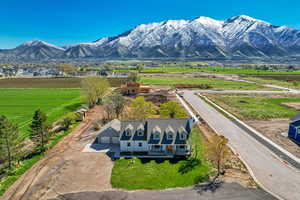 View of mountain feature with a rural view