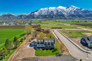 Mountain view with a rural view