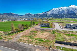 View of mountain feature with a rural view
