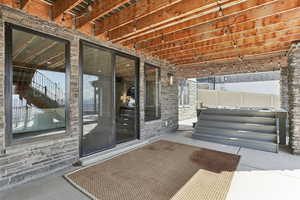 View of patio