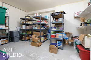 View of storage room