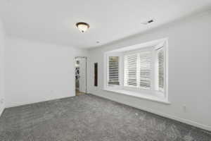 Bedroom with bathroom entrance