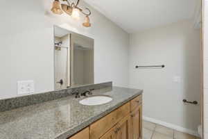 Basement bathroom