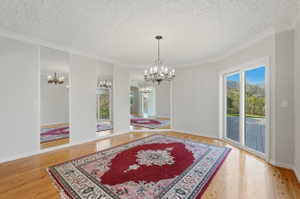Formal Dining Room with deck entrance