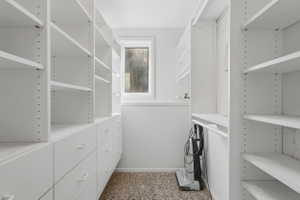 Walk-in storage closet