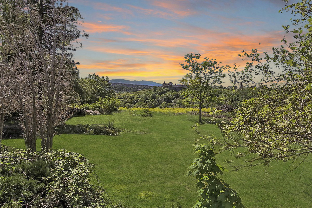 View of yard with a view of the stunning sunsets over the Great Salt Lake