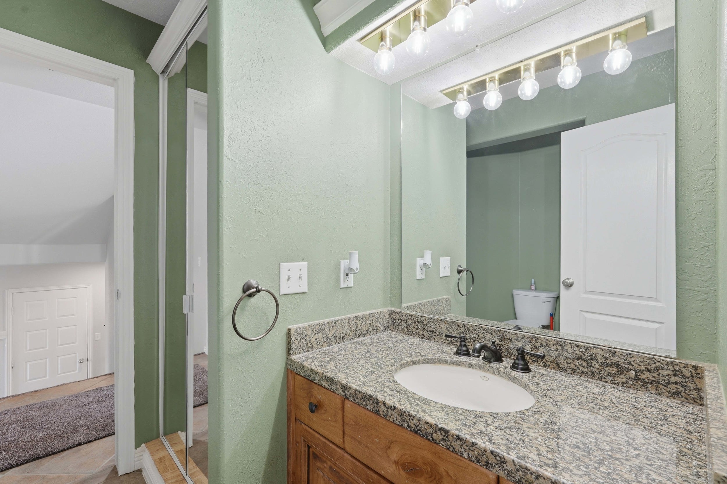 Bathroom off kitchen