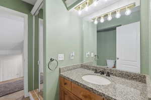 Bathroom off kitchen