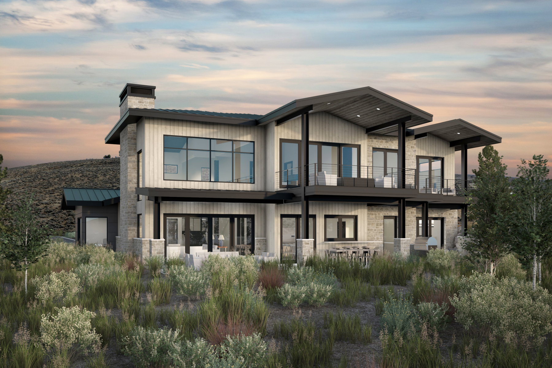 Exterior Rendering - Back