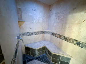 Bathroom featuring a shower