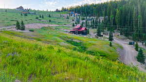 View of yard with a rural view