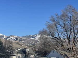 Beautiful mountain view from balcony