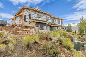 Rear view of property