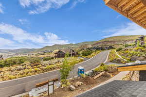 View of mountain background