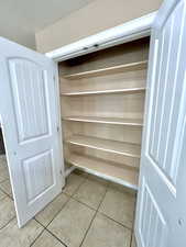 View of storage area