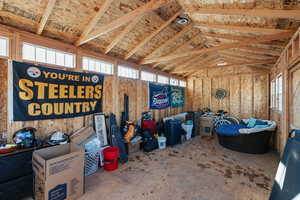 View of storage room