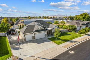 Aerial view featuring a residential view