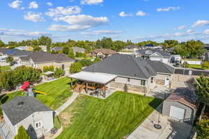 Drone / aerial view featuring a residential view