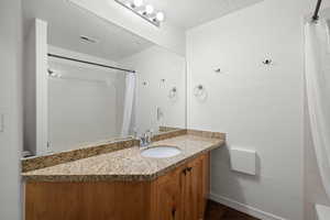 Lower level full bathroom