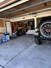 Spacious 2 Car Garage with Opener