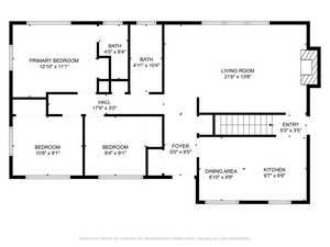 View of floor plan / room layout
