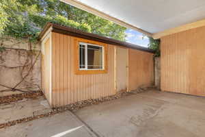 View of shed