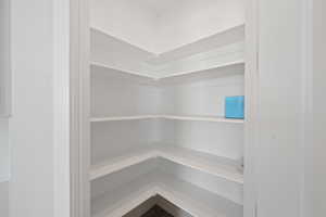 View of storage area