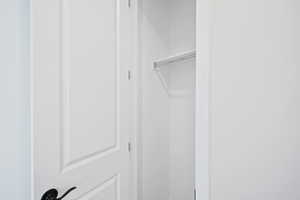 View of closet