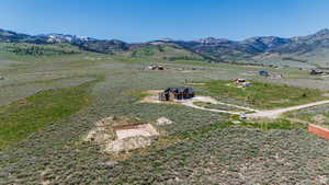 Mountain view with a rural view