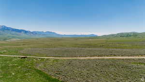 Mountain view with a rural view