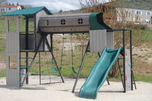 View of jungle gym