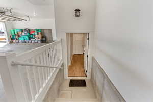 Garage Entrance to In-Law Apartment suite.